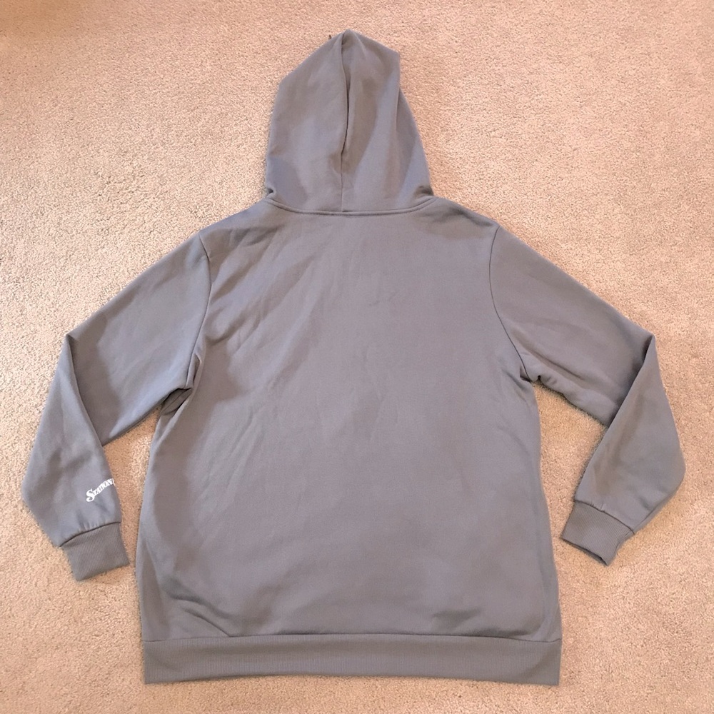Las Vegas Golden Knights Hockey Fleece Hoodie Jacket Adult Large Grey Zip Up - Picture 3 of 11